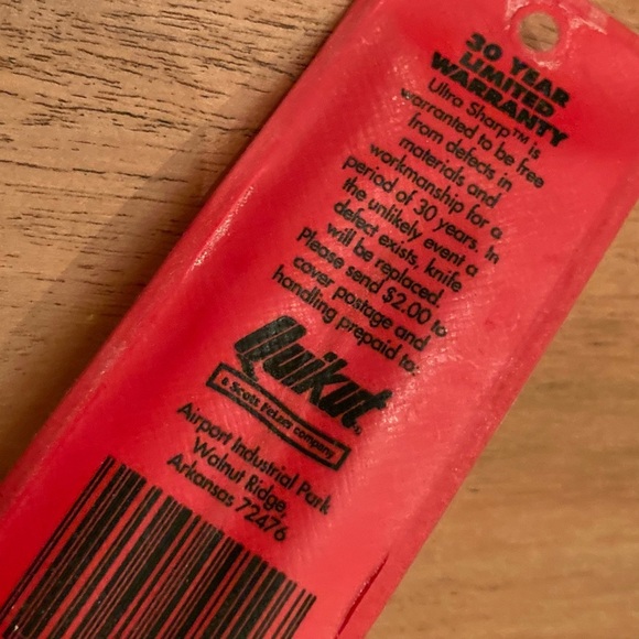 Quikut Stainless Steel Kitchen Fork with White Plastic Handle | Never Used - Picture 3 of 8